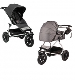 Коляска 2 в 1 Mountain Buggy Urban Jungle EVO — Black-Flint