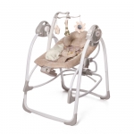 Электрокачели Jetem Flappy 2в1 с адаптером — Кофейный