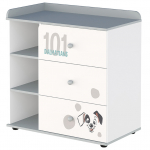 Комод Polini Disney baby 5090, 3 ящика — 101 Далматинец
