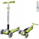 Самокат Globber Elite F My Free Fold up со светящейся платформой — Green