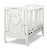 Детская кроватка Erbesi Cucciolo Lulu — White (белый)