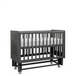 Детская кроватка ANTEMI Mari 120х60 с маятником — Графит