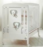 Детская кроватка Baby Expert Bon Bon Duetto — белый/серо-бежевый