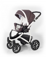 Прогулочная коляска Esspero Discovery (шасси White) — Brown Lux