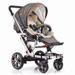 Прогулочная коляска Gesslein F6 Air+  — темно-коричневый