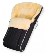 Конверт в коляску меховой Esspero Nicolas Leatherette (натуральная овчина) — Diamond