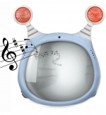 Зеркало для контроля за ребенком Benbat Oly Active — голубой