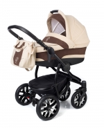 Коляска для новорожденных Esspero Discovery (шасси Black) — Beige Brown
