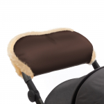 Муфта для рук на коляску Esspero Diaz (Натуральная шерсть) — Chocolat