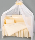 Комплект постельного белья Lepre Romantica 6 предметов (125*65) — 105e крем