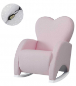 Кресло-качалка с Relax-системой Micuna Wing/Love — White/Pink