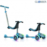 Самокат GLOBBER EVO 4 in 1 PLUS c подножками — Blue