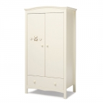 Шкаф двустворчатый Erbesi Jolie — слоновая кость