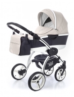 Коляска для новорожденных Esspero I-Nova Alu (шасси White) — Beige