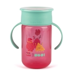 Поильник Suavinex BOOO от 12мес, тренировочный — розовый