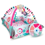 Развивающий коврик 5 в 1 Bright Starts "Мечты об Африке" с мячиками — розовый