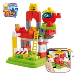 Игрушка Chicco Набор строительных блоков — "Пожарная станция" (70 дет.)