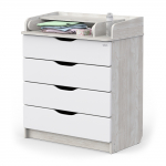 Комод АТОН Сириус-2 WOOD 804 ПВХ с шариковыми направляющими — сосна касцина