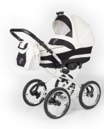 Коляска для новорожденных Esspero Classic (шасси White) — White 