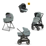 Коляска 3 в 1 Inglesina Aptica XT (DRW I-Size) с подставкой под люльку Stand Up — Igloo Grey