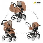 Коляска 3 в 1 Hauck Malibu XL All in One — toast black