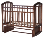 Детская кроватка Farfello "Алита" (3) а/с — орех