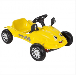 Педальная машина Pilsan "Herby" с сигналом — желтый