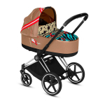 Коляска для новорожденных Cybex Priam III KK One Love — Chrome Black