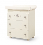 Пеленальный комод Erbesi Charly — слоновая кость