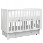 Детская кроватка ANTEMI Mari 120х60 с ящиком — Белый