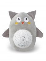 Музыкальная игрушка-проектор Amarobaby Starry Night — Owl, серый