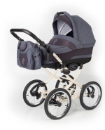 Коляска для новорожденных Esspero Classic (шасси Beige) — Dark Grey