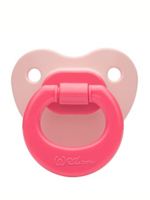 Ортодонтическая соска-пустышка WeeBaby матовая, с рождения — розовый