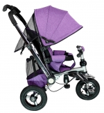 Велосипед детский трехколёсный Farfello TSTX010 — лён фиолетовый