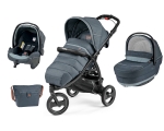 Коляска 3 в 1 Peg Perego Book Cross Modular System — Blue Denim