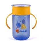 Поильник Suavinex BOOO от 12мес, тренировочный — голубой