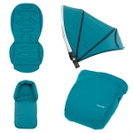 Colour pack для Oyster2/MAX (капюшон, текстиль, накидка на ноги) — Deep Topaz