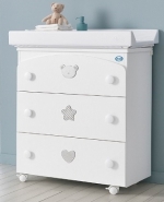 Пеленальный комод Pali Merlino (Birillo) — White