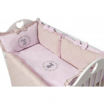 Бортики в кроватку Ma Licorne Mon Lappin — Rose (Розовый)