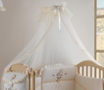 Балдахин с держателем Roman Baby ROMANTICA — Panna (Бежевый)