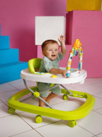 Ходунки детские с электронной игровой панелью AmaroBaby Walking Baby — Green