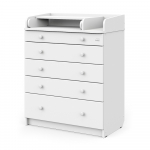 Пеленальный комод Sweet Baby Marsala — Белый аляска/белый