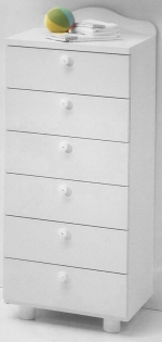 Тумба Baby Italia (6 ящиков) — Белый (Bianco)