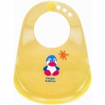 Нагрудник пластиковый Canpol арт. 2/404 — желтый