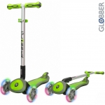 Самокат Globber Elite SL My Free Fold up со светящимися колесами — Green