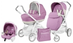 Коляска 3 в 1 Peg Perego Book Plus Pure Set Modular — glicine