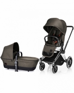 Коляска 2 в 1 Cybex Priam (шасси All Terrain Matt Black) — Olive khaki