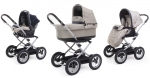 Коляска 3 в 1 Peg Perego Navetta Pop Up Velo + Seggiolino Giro + Viaggio SL — Luxe Beige