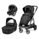 Коляска 3 в 1 Peg Perego Veloce Lounge Modular — Black Shine