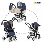 Коляска 3 в 1 Hauck Malibu All in One — moonlight/almond 